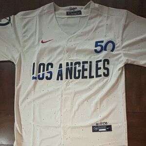 Mookie Betts Los Angeles Dodgers #50 City Connect Jersey Adult Medium